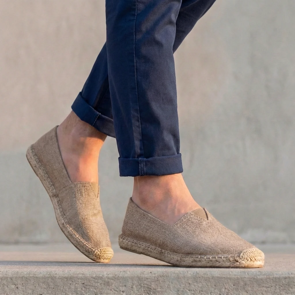 Oliver Orthopedic Slip-On Espadrilles | Jute Sole Slip-On Espadrilles - Image 2