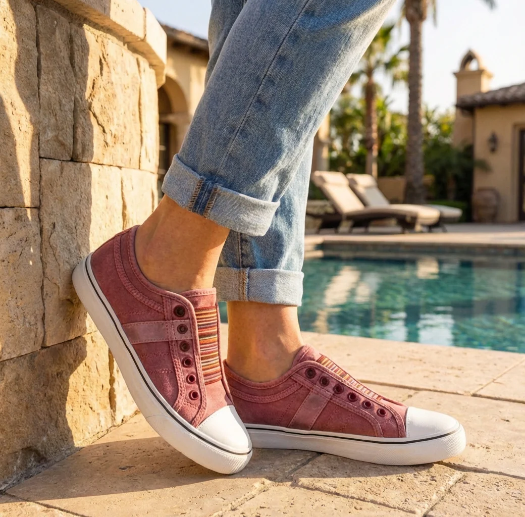Orion Casual Slip-On Sneakers | Lightweight Canvas Everyday Comfort Shoes - Image 5