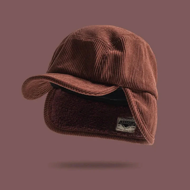 Oscar Structured Earflap Baseball Cap | Fleece Lined Headwear