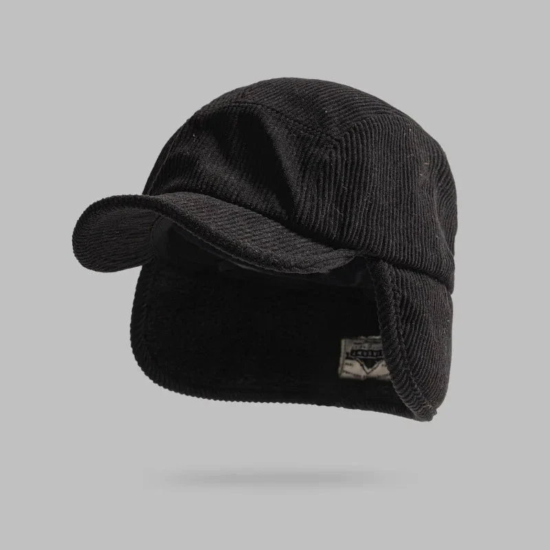 Oscar Structured Earflap Baseball Cap | Fleece Lined Headwear - Image 3