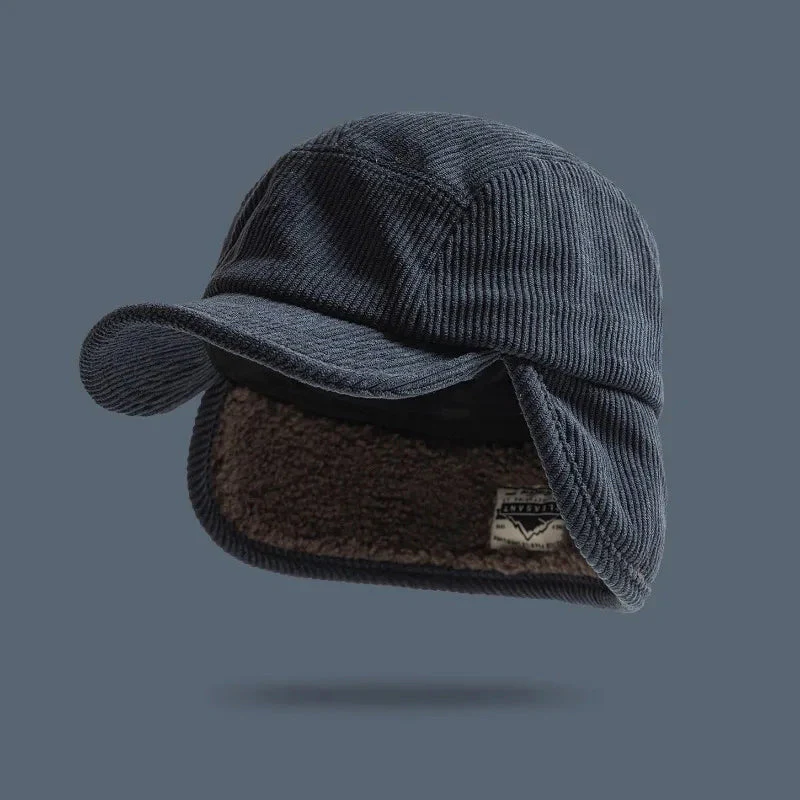 Oscar Structured Earflap Baseball Cap | Fleece Lined Headwear - Image 4