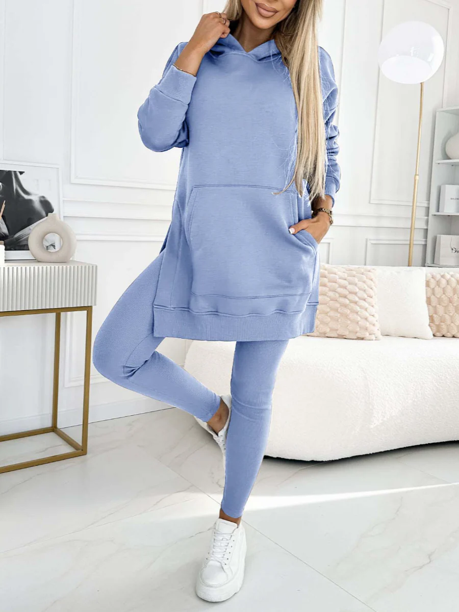 Qessiah Set | Women's Winter Hoodie & Leggings Loungewear - Image 8