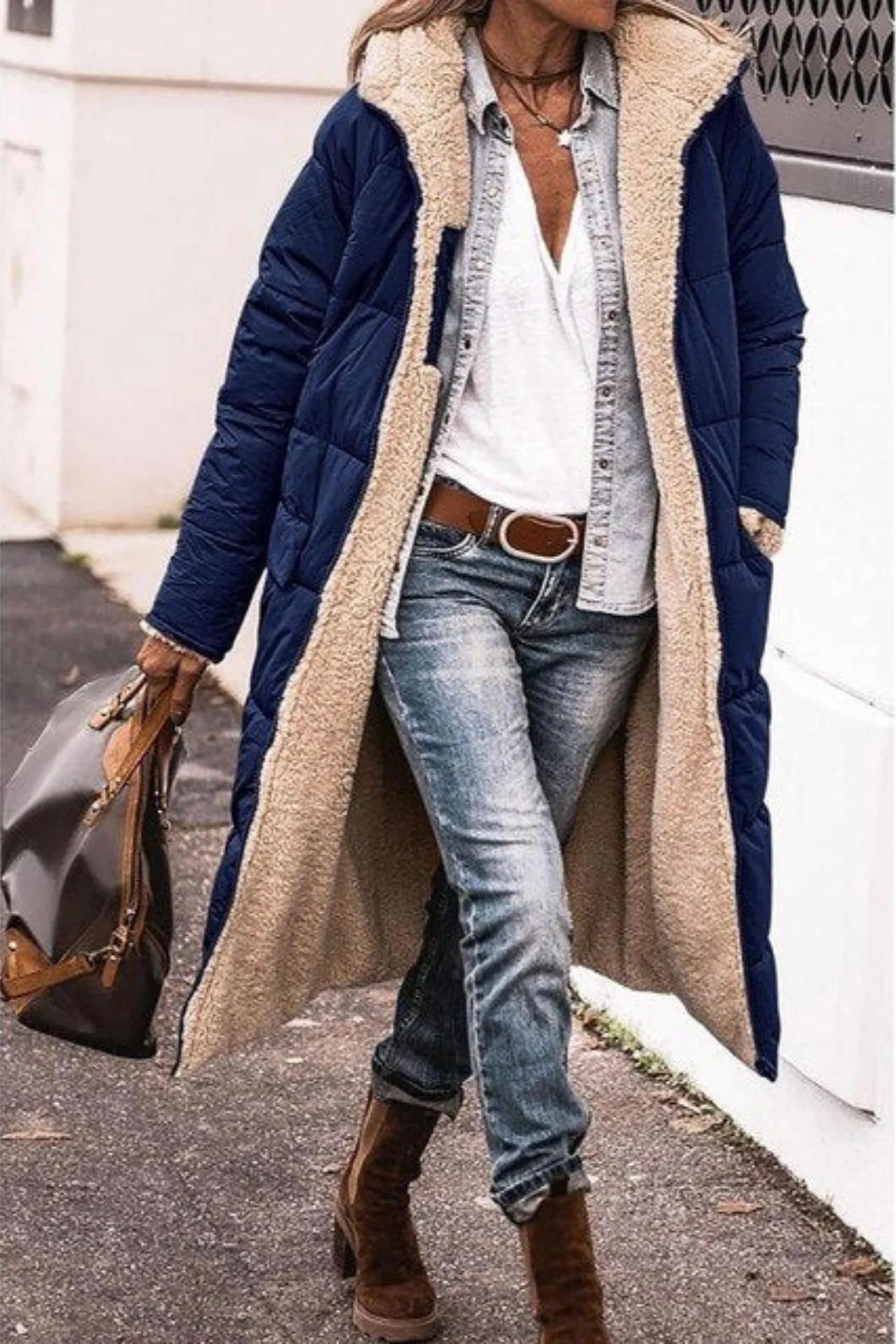 Qorina Coat | Women's Winter Long Coat - Image 4