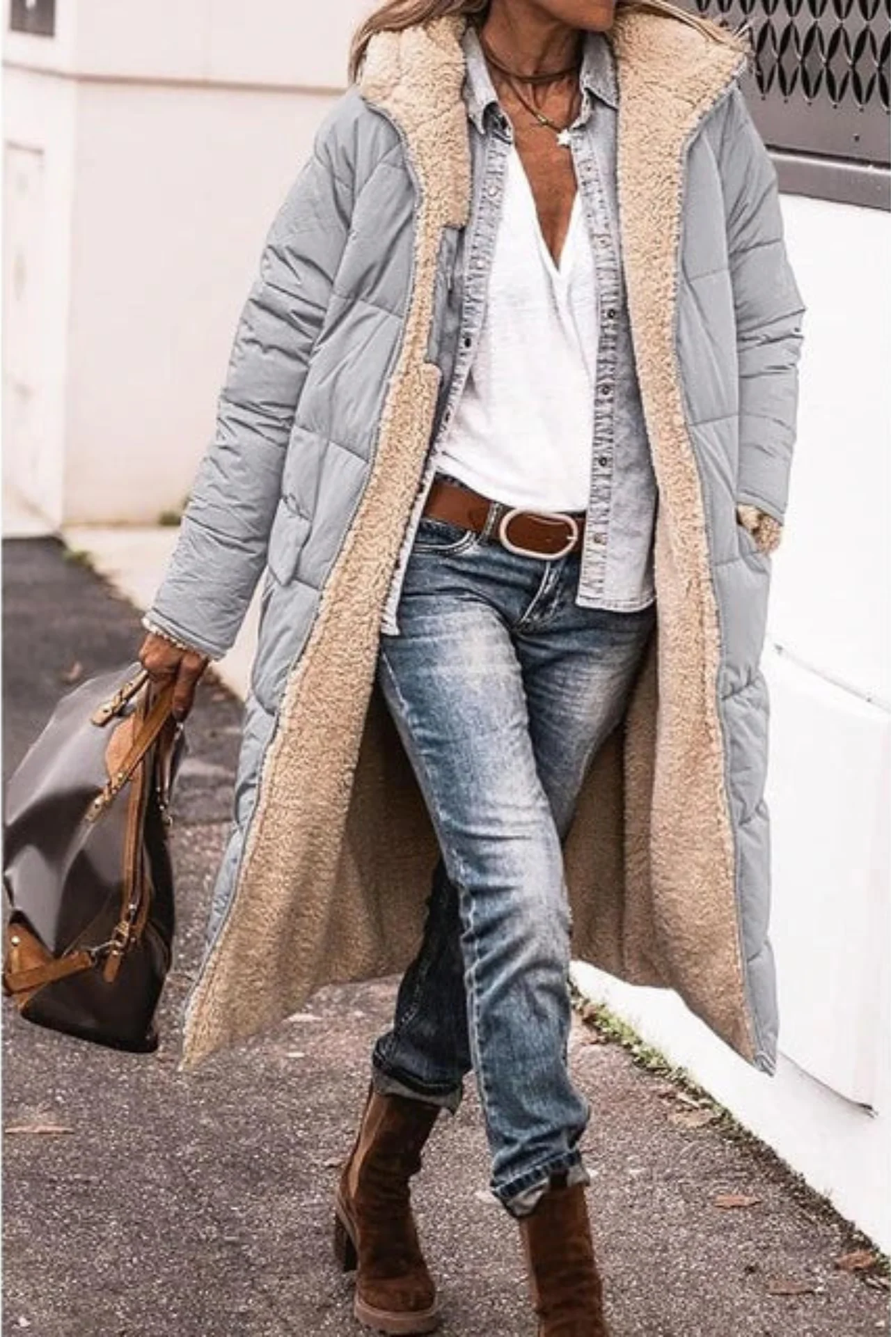 Qorina Coat | Women's Winter Long Coat - Image 5