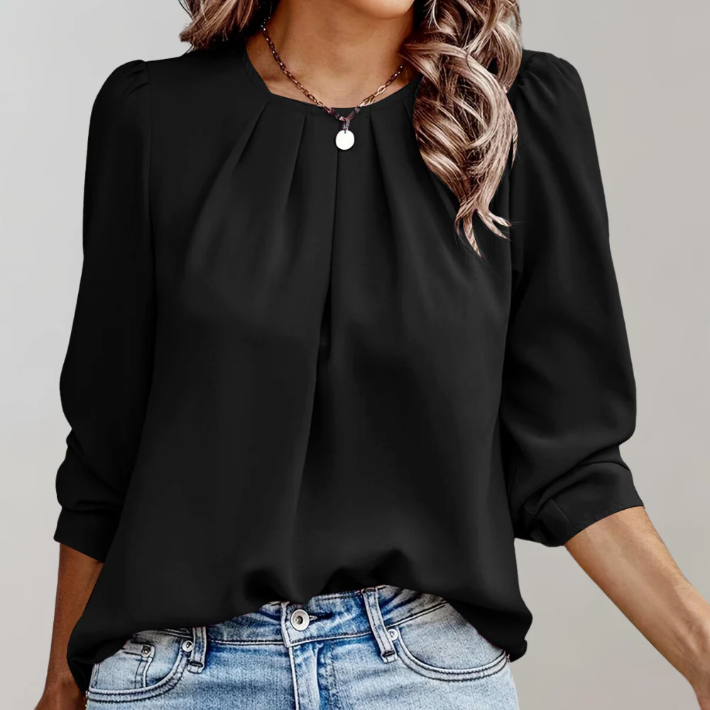 Quendolien Blouse | Women's Spring Puff Sleeve Blouse