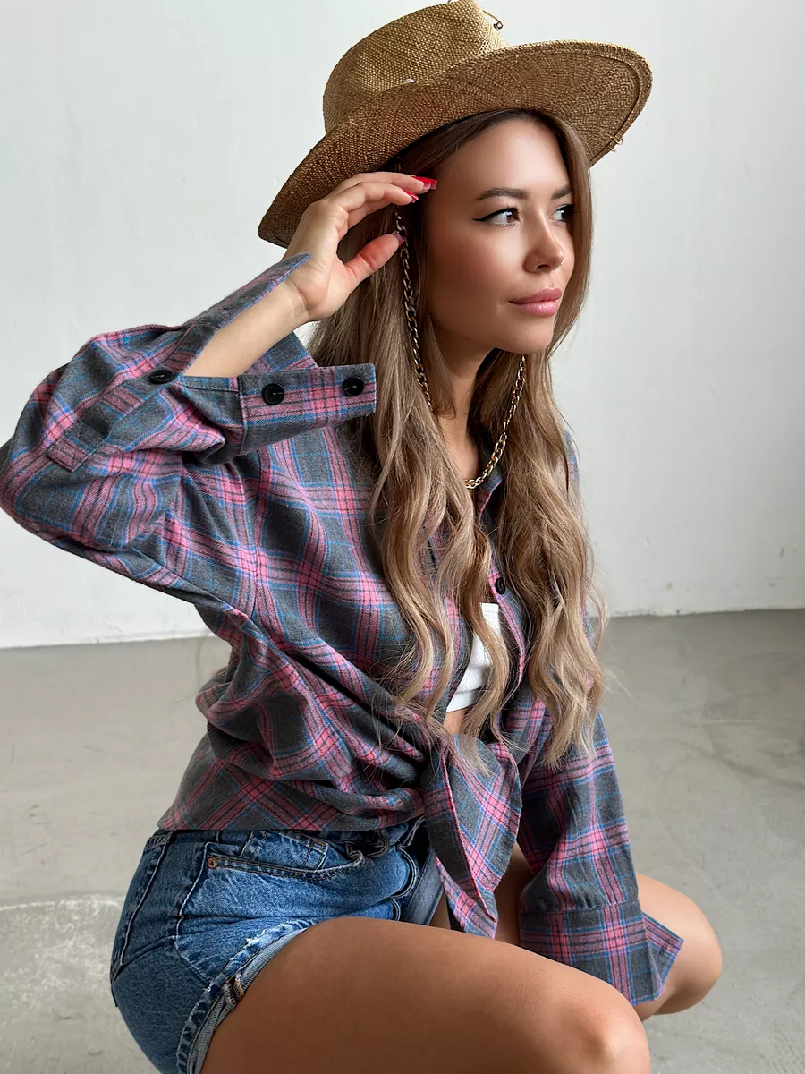 Quinetta Shirt | Women's Autumn Checkered Flannel Shirt - Image 5