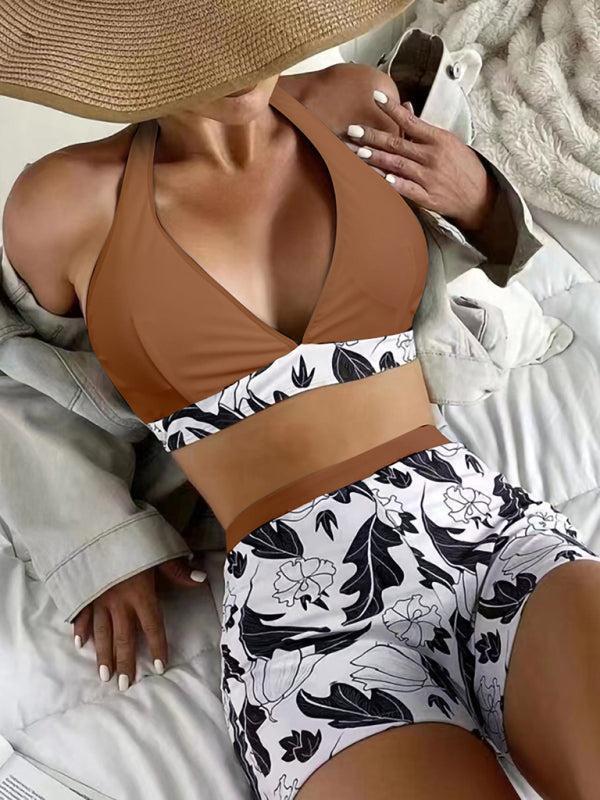 Quinette Bikini Set | Halter Top & High-Waist Shorts - Image 3