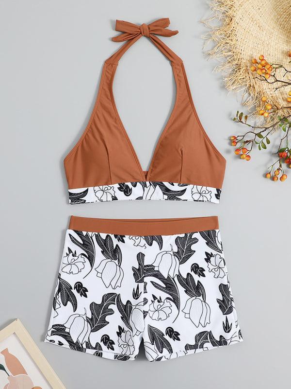 Quinette Bikini Set | Halter Top & High-Waist Shorts - Image 4