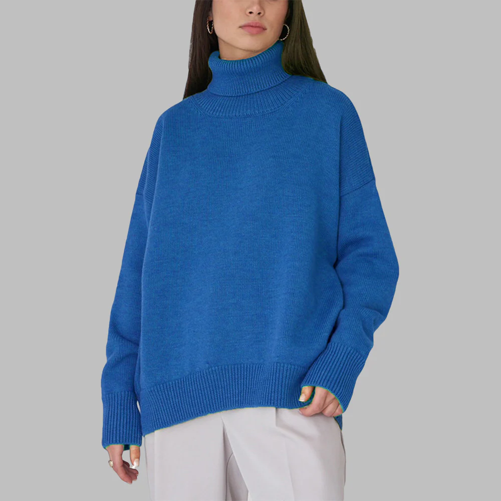 Quinette Sweater | Women's Winter Oversized Turtleneck Sweater - Image 5