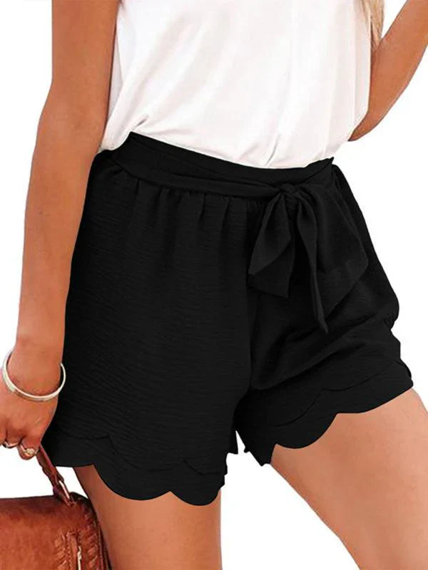Quinisha Shorts | Layered Petal Shorts With Tie Waist - Image 3