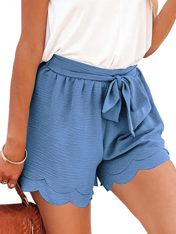 Quinisha Shorts | Layered Petal Shorts With Tie Waist - Image 7