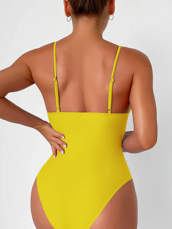 Quireen Swimsuit | Deep V One-Piece Swimsuit - Image 4