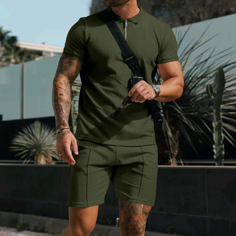 Remco Set | Men's Cotton Polo Outfit Set - Image 6