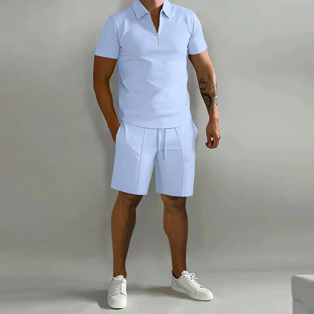 Rens Set | Men's Polo Shirt and Shorts - Image 4