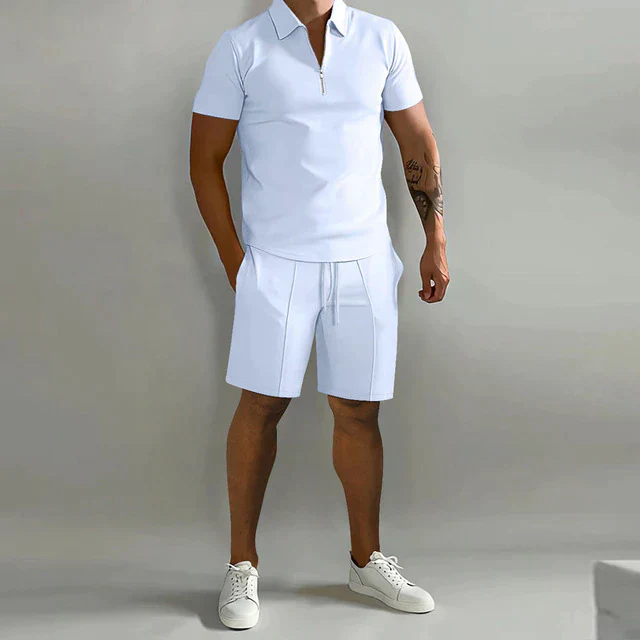 Rens Set | Men's Polo Shirt and Shorts - Image 8