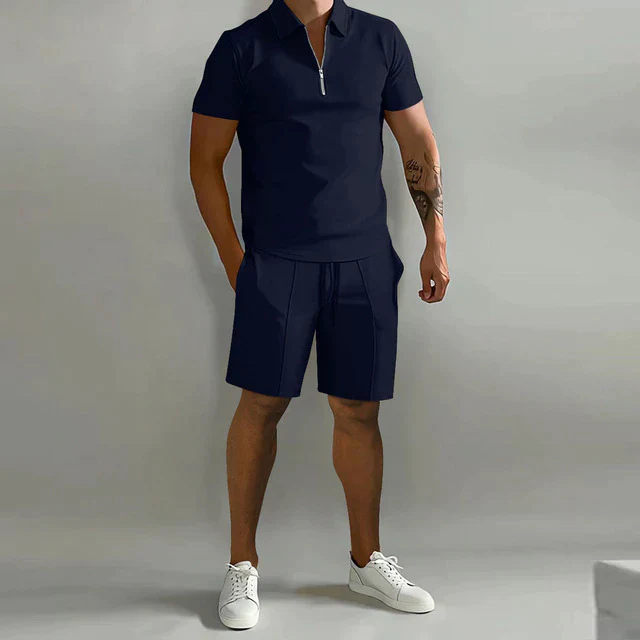 Rens Set | Men's Polo Shirt and Shorts - Image 9