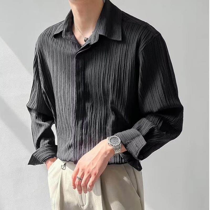 Rensen Shirt | Men's Long Sleeve Shirt Casual Relaxed Fit