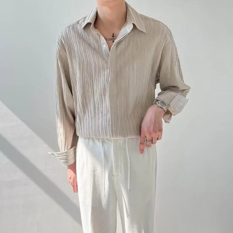 Rensen Shirt | Men's Long Sleeve Shirt Casual Relaxed Fit - Image 3