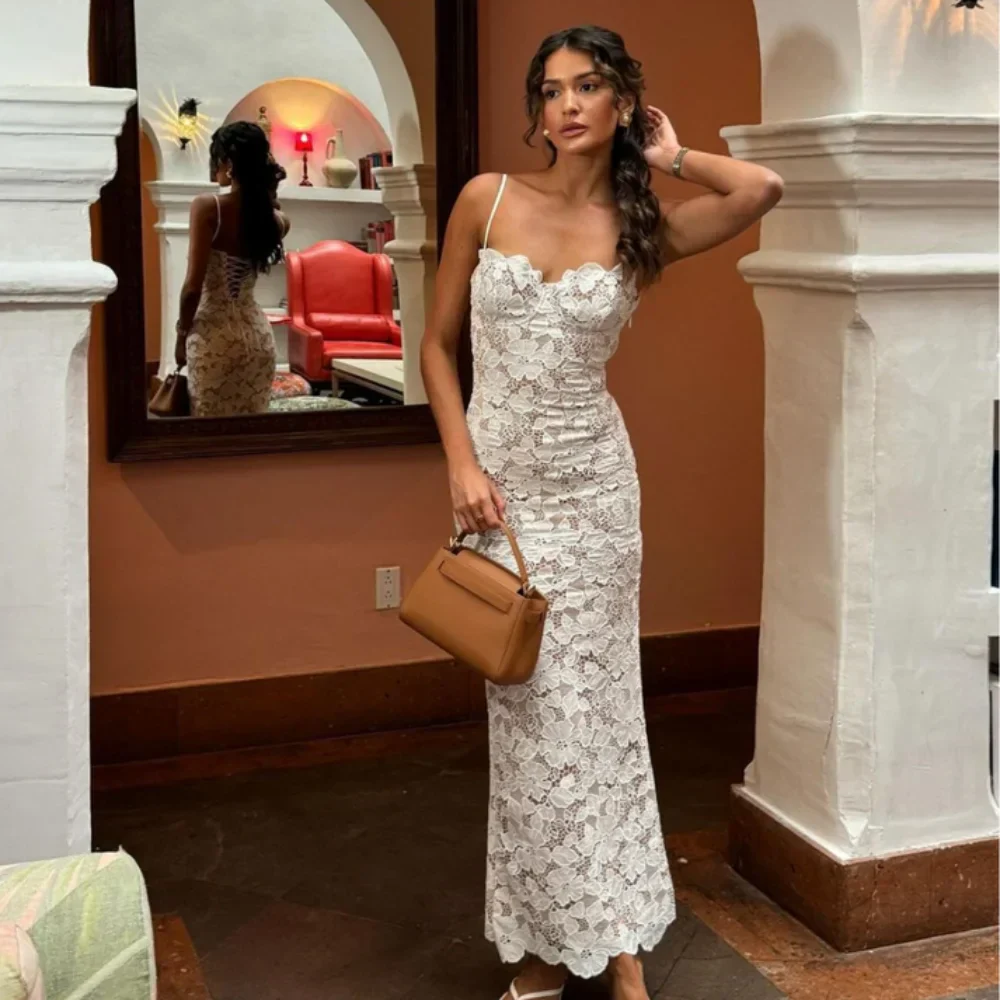 Rianne Dress | Lace Formal Dress – Elegant Sweetheart Neckline - Image 3
