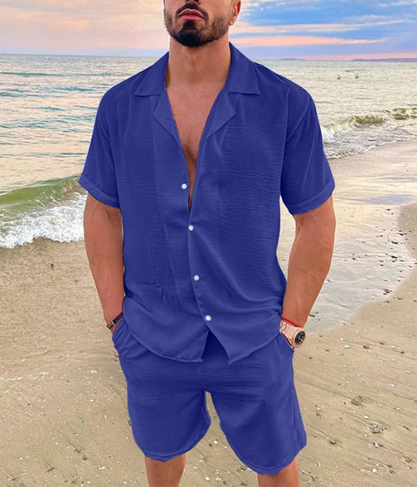 Rinus Men's Summer Leisure Set | Comfortable Casual Outfit - Image 4