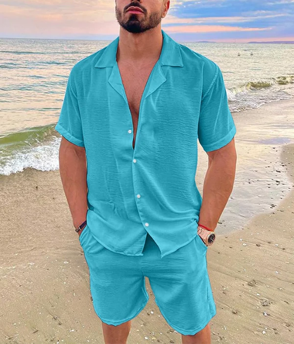 Rinus Men's Summer Leisure Set | Comfortable Casual Outfit - Image 5