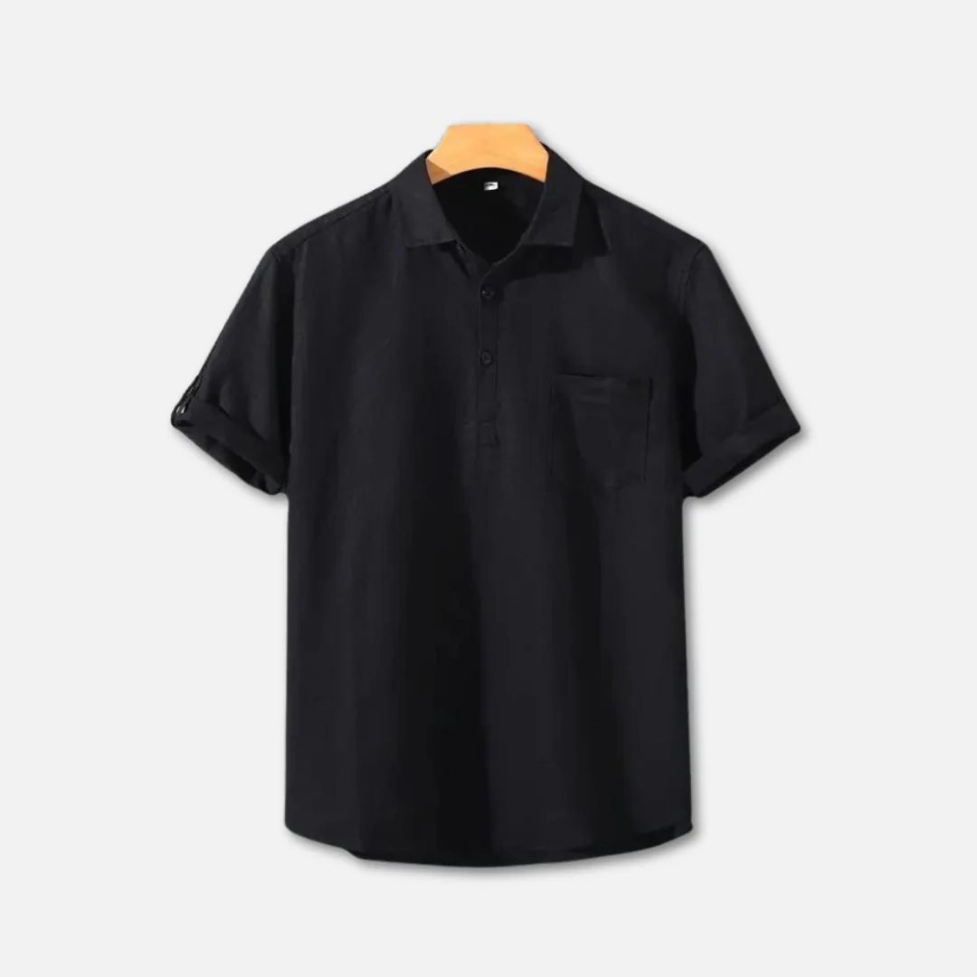 Roeland Polo | Men's Linen Polo - Image 4