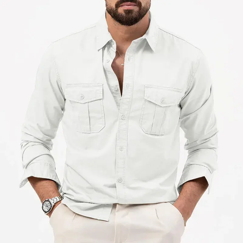 Ron Shirt | Men’s Casual Long Sleeve Button-Up Shirt Stylish & Versatile - Image 6