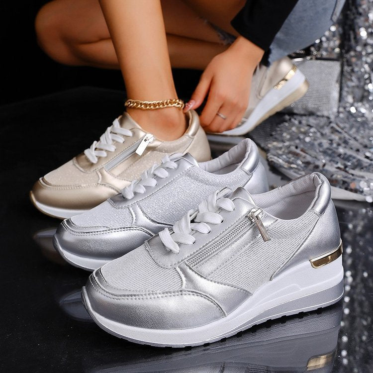 Rosa Orthopedic Platform Sneakers | Lace-Up Casual Platform Sneakers - Image 5