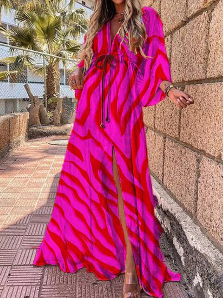 Samiyah Dress | Colorful Printed Maxi Dress - Image 3