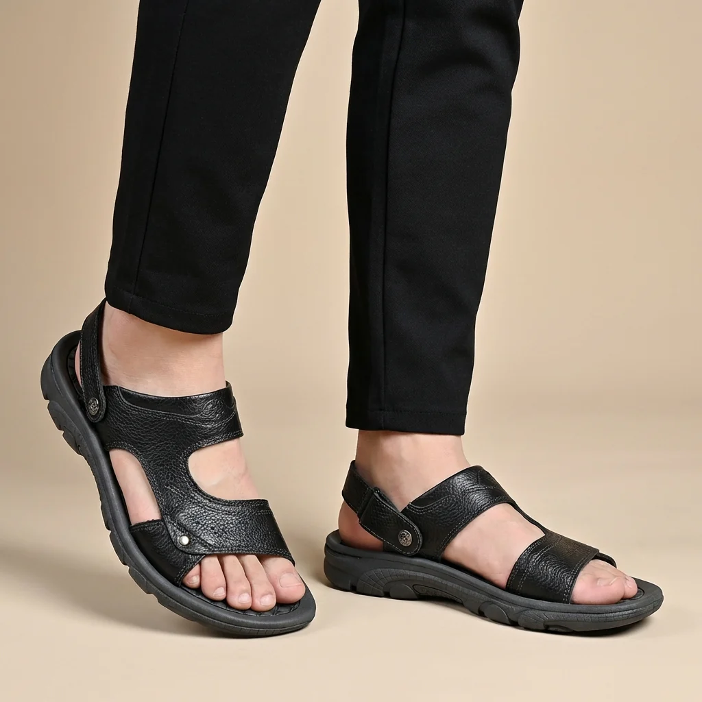 Sebastian Orthopedic Beach Sandals | Open Toe Backstrap Sandals - Image 3