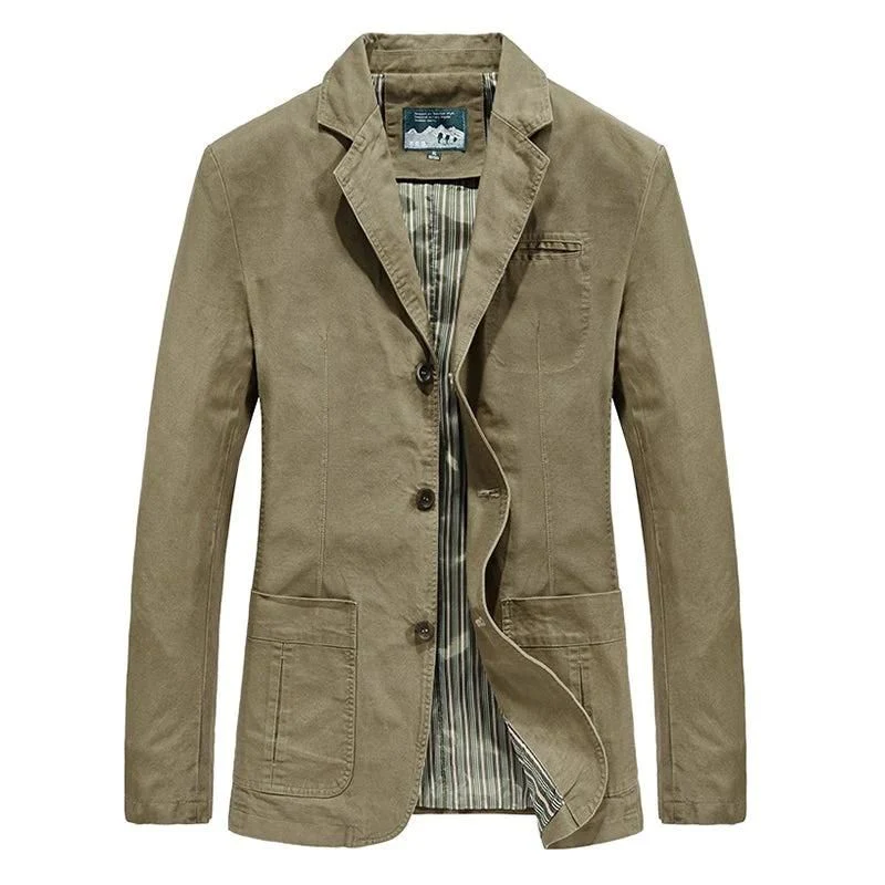 Sebastian Tailored Fit Blazer | Notched Lapel Collar Button Front Blazer - Image 4