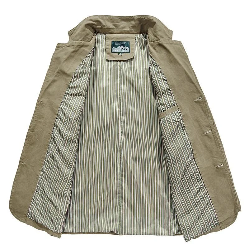 Sebastian Tailored Fit Blazer | Notched Lapel Collar Button Front Blazer - Image 5