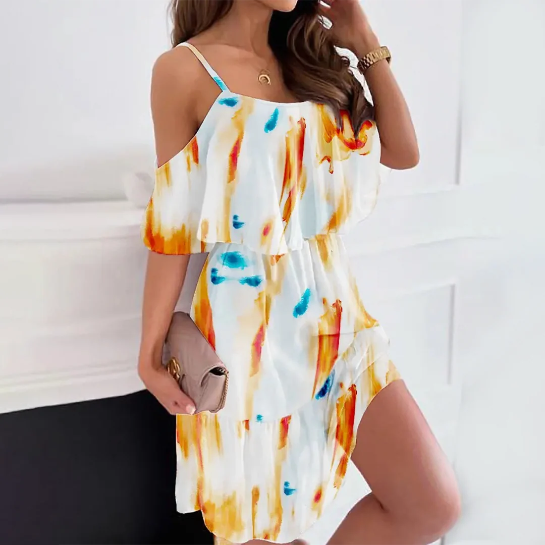 Siana Dress | Elegant Floral Mini Dress - Image 5