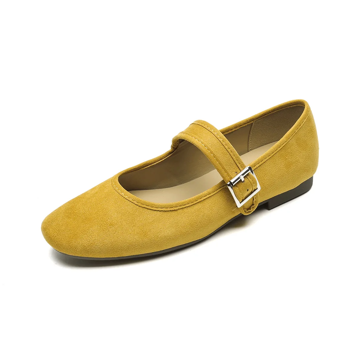 Sienna Flat Mary Janes | Buckled Strap Round Toe Mary Janes - Image 10