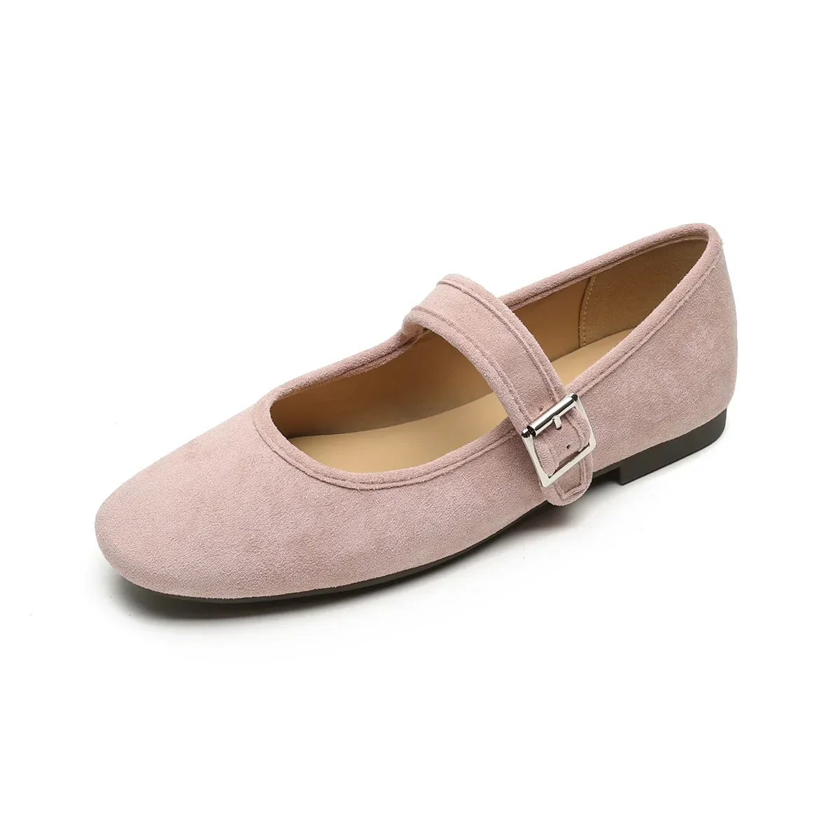 Sienna Flat Mary Janes | Buckled Strap Round Toe Mary Janes - Image 9