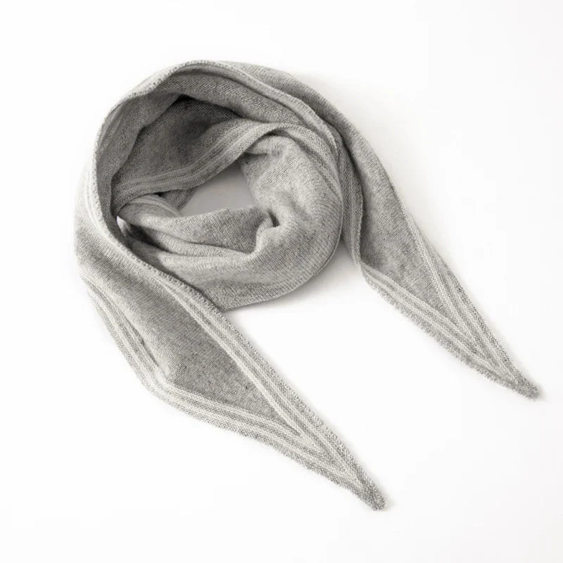 Sienna Draped Scarf | Striped Generous Coverage Scarf - Image 5