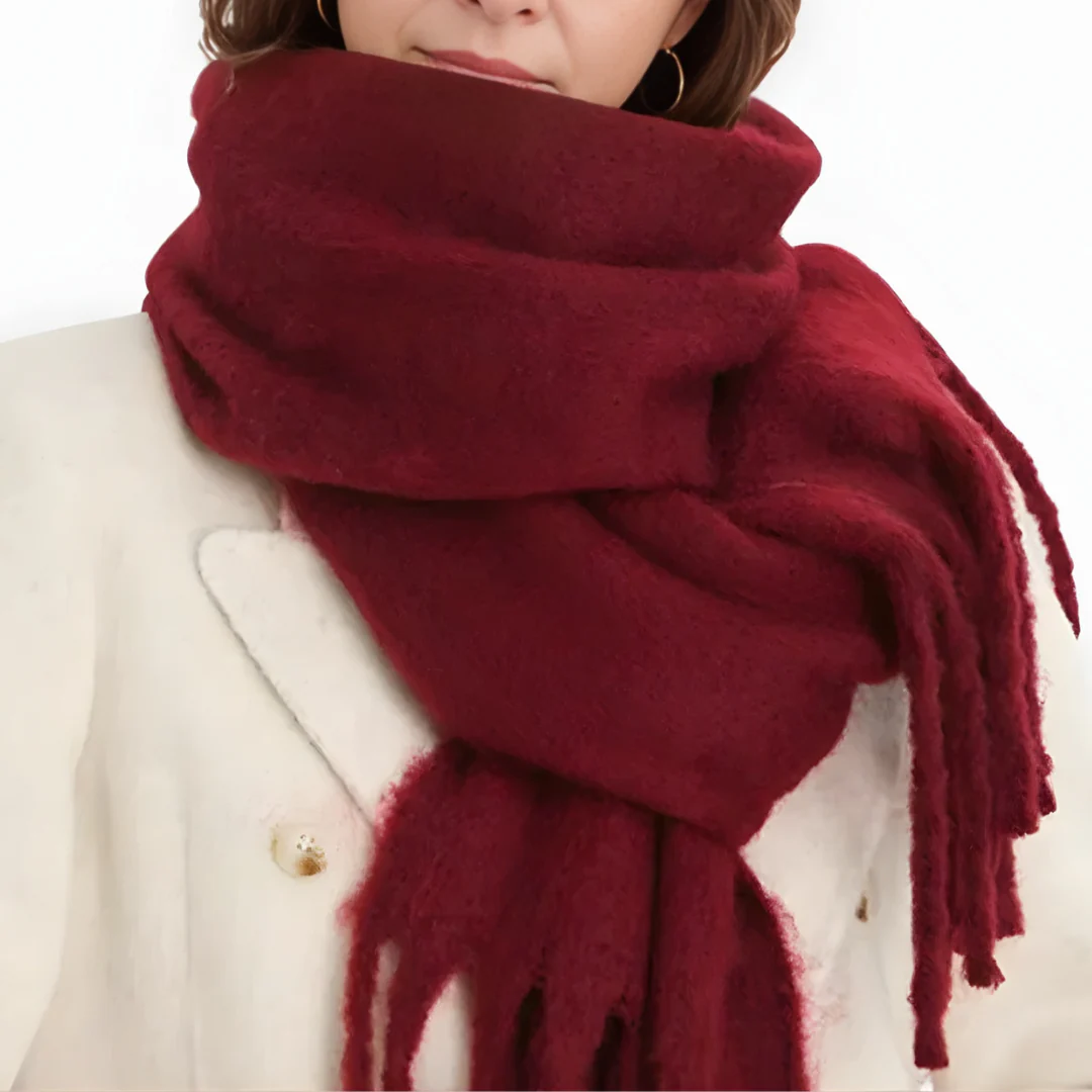 Sienna Oversized Scarf | Fringed Long Scarf