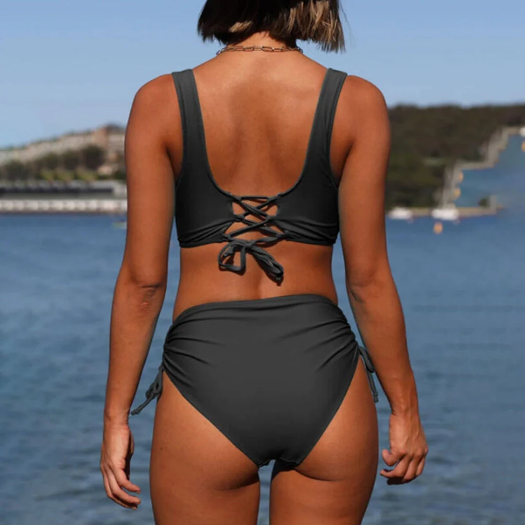 Sina Swimwear | Flattering High-Waisted Bikini Set - Image 2