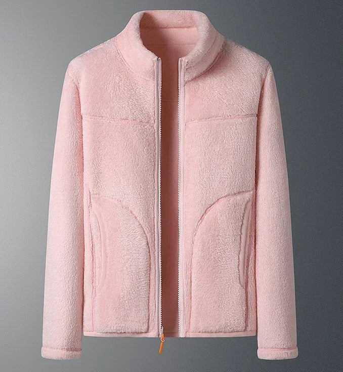 Sophia Regular Fit Stand Collar Jacket | Zip Closure Side Pockets Jacket - Image 3
