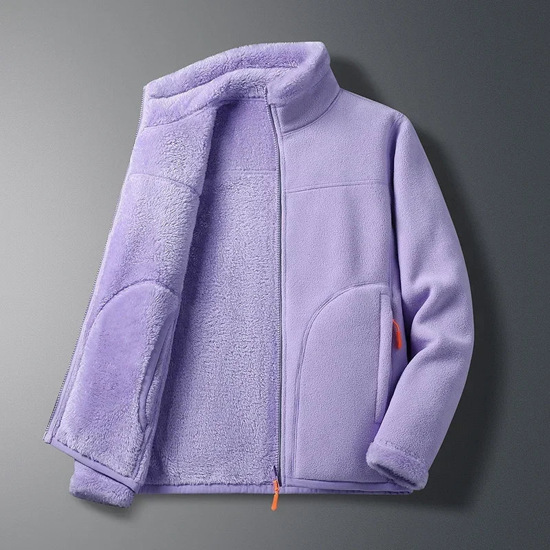 Sophia Regular Fit Stand Collar Jacket | Zip Closure Side Pockets Jacket - Image 7