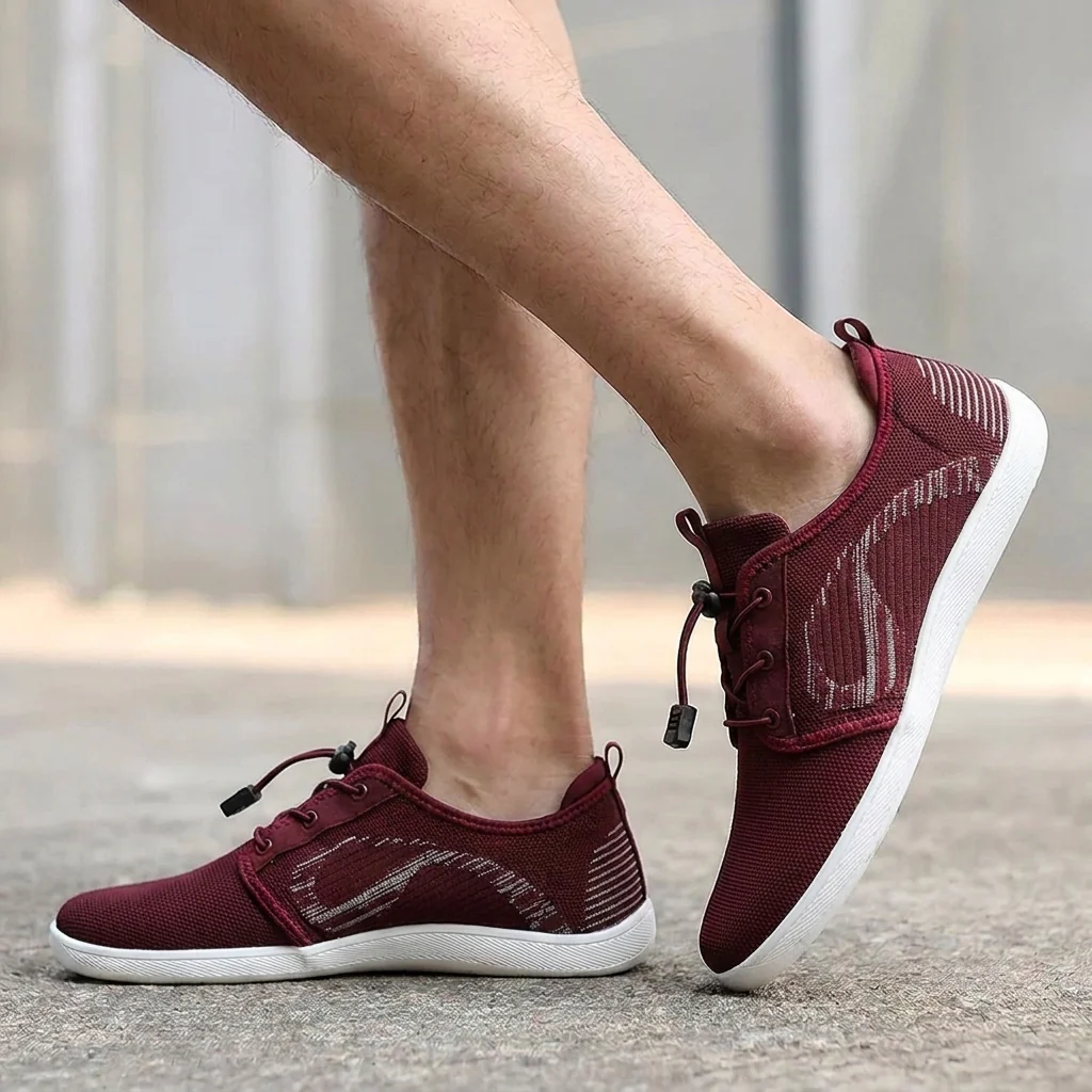 Theodore Low-Profile Sneaker | Mesh Upper Toggle Laces Sneaker - Image 4