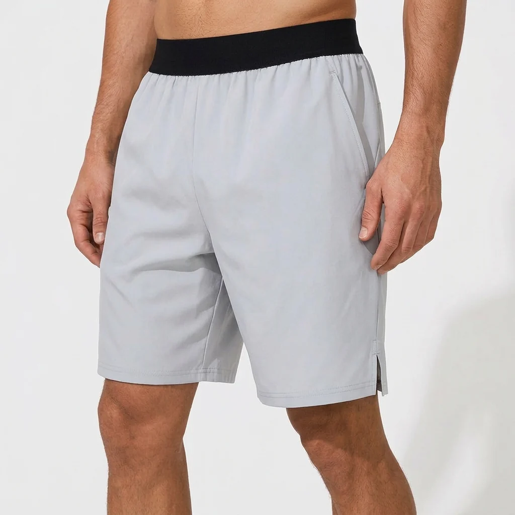 Theodore Relaxed Fit Shorts | Elastic Waistband Side Pockets Shorts - Image 4