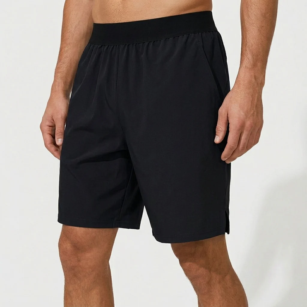 Theodore Relaxed Fit Shorts | Elastic Waistband Side Pockets Shorts - Image 5